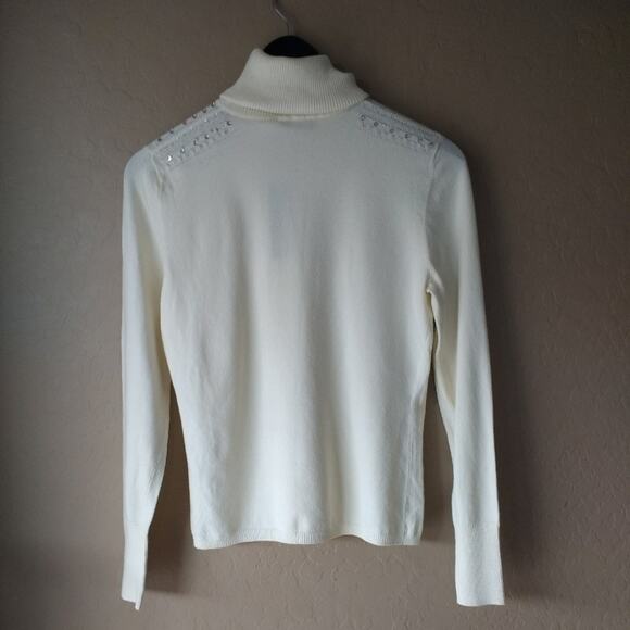 NWT The Limited Embellished Turtleneck Sweater - Picture 4 of 9
